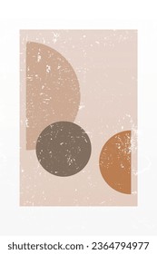Mid Century Modern Boho Wall Art. Boho Print Wall Decor. Printable Abstract Geometric Wall Art Decoration