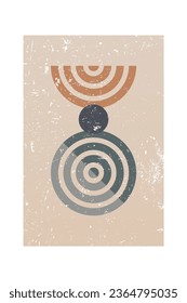 Moderne Boho Wall Art. Boho Print Wall Decor. druckbare abstrakte, geometrische Wandkunst
