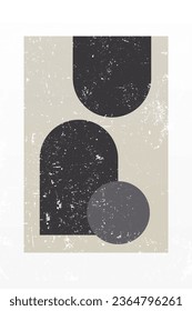 Mid Century Modern Boho Wall Art. Boho Print Wall Decor. Printable Abstract Geometric Wall Art Decoration