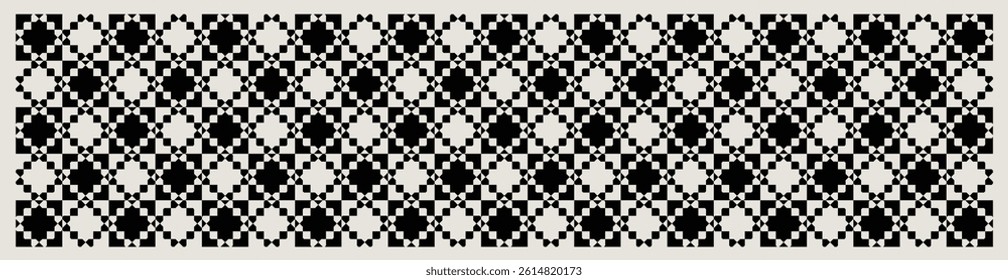 Mid century modern floral pattern vector. Repeated and decorative design that can be used for packaging, decorating, interior design, wallpapers, banners and more.	
