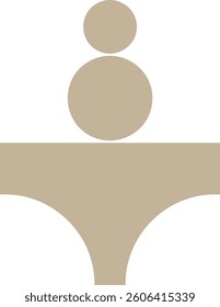 Mid Century Modern Geometric Composition