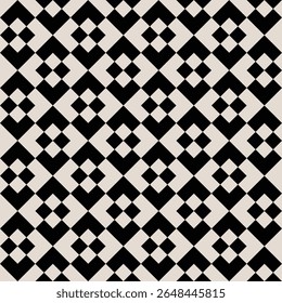 Mid century modern geometric pattern vector. Graphical illustration for a unique textiles and home décor.