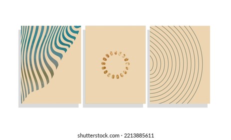 conjunto de fondo vectorial mínimo de mediados de siglo