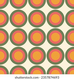 Patrón moderno sin costuras de mediados de siglo. Retro vintage simple fondo geométrico, banner, papel digital. Arte abstracto moderno.
