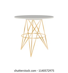 Mid Century Modern, Mid Century Modern Table, Table Vector, Modern Table, Contemporary Table, Furniture, Furnishing, Home Interior, Table Vector, Table Icon, Vector Illustration Background