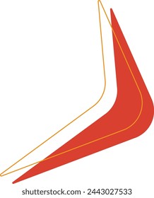 Mid Century Shapes with Simple Design. Vector Illustration on White Background.