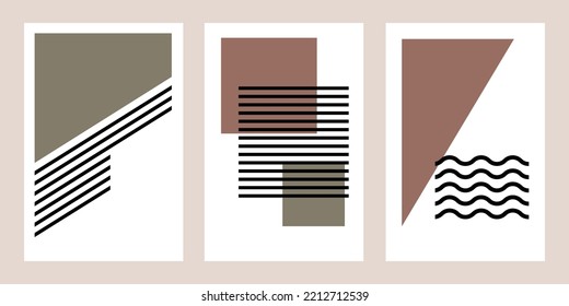 Mid Century Wall Art Decoration. Printable Modern Wall Decor. Abstract Wall Art Background Decoration