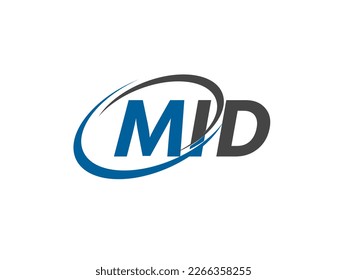 MID-Brief kreatives, modernes, elegantes Logo-Design