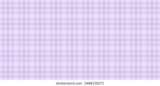 Mid pattern vector fabric, robe check background texture. Apartment tartan seamless textile plaid in light color palette.