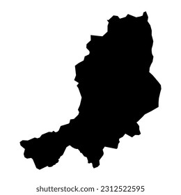 Mid Ulster map, administrative district of Northern Ireland. Vector illustration.