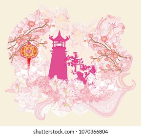 Mid-Autumn Festival for Chinese New Year - card