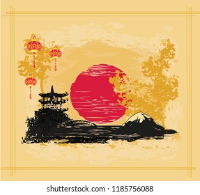 Mid-Autumn Festival for Chinese New Year - card