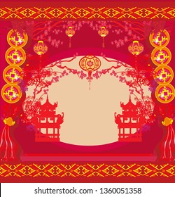 Mid-Autumn Festival for Chinese New Year - card