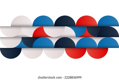 Geometrisches abstraktes Muster aus dem Mittelalter mit einfachen Formen und einer schönen Farbpalette. Einfache geometrische Musterzusammensetzung