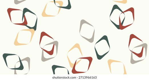 Fondo de patrón Abstractas moderno de mediados de siglo