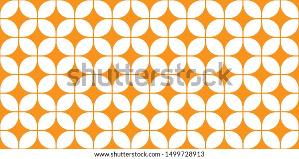 Mid-Century Modern Wallpaper Pattern, Seamless 60s\
Background, 1960s Repeating Backdrop, Vector Tangerine Wall Paper,\
Groovy Geometric Pattern, Trippy Wall Art, Mod Decor, Decorative\
Orange Shapes