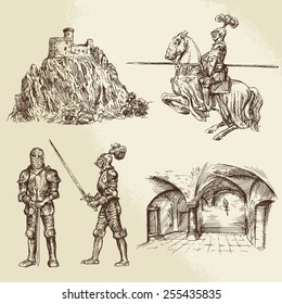 middle age knights