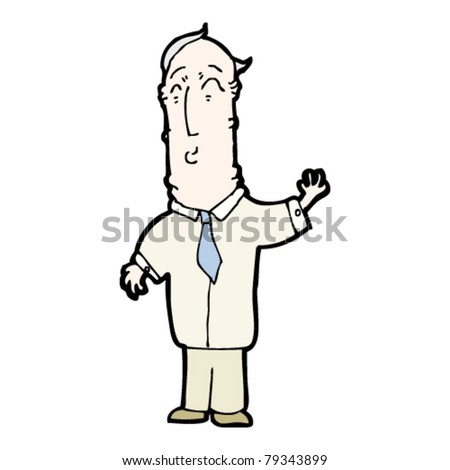 middle aged man cartoon