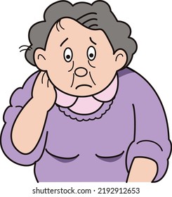Middle aged women with stiff shoulders