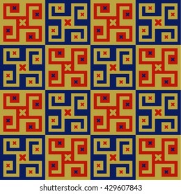 Middle Ages or Medieval inspired seamless background vector