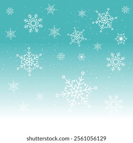 The middle of the cold, brutal winter. I finally got up after sitting in bed for what felt like hours, and looked outside like I do every morning. The Snowfall in night. vector card.