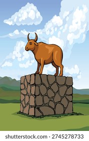 Middle east big stone