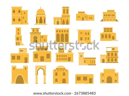 Middle East Desert Building Element
