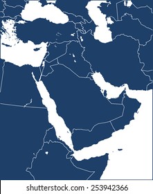 Middle East  Map