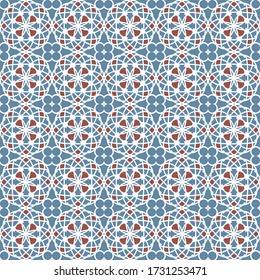 middle East ornament pattern seamless vintage tiles, Traditional ornate tiles. ideal for greeting card banner or wallpaper and background design.