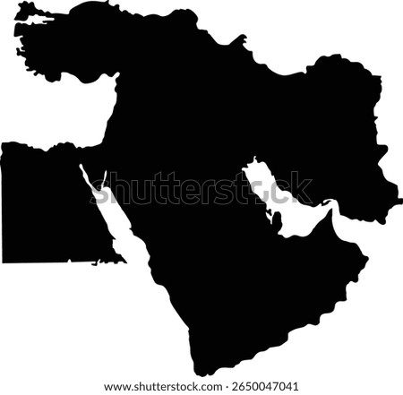 middle east silhouette vector design with white background