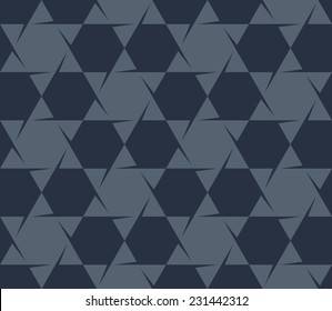 Middle eastern vector pattern. Seamless background with triangles. Arabesque ornament.
