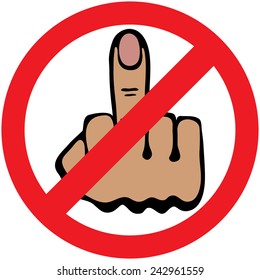 Middle finger
