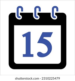 Middle Of Month Icon , Vector Graphics