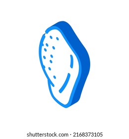 middle phalanx isometric icon vector. middle phalanx sign. isolated symbol illustration