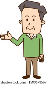 A middle-aged man with a smile