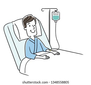 Middle-aged men hospitalized