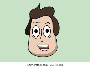 Middle-aged women. Minimalist cartoon character.Vector