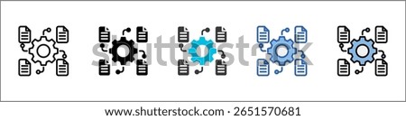 Middleware Icon Pack Multistyle Illustration