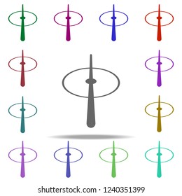 midfield icon. Elements of Football in multi color style icons. Simple icon for websites, web design, mobile app, info graphics