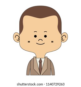 Midget businessman cartoon