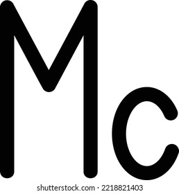 Midheaven astrology symbol minimal with no background.