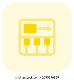 Midi controller for the mixing and enhancing music