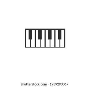 Icono de teclado de piano MIDI ilustración vectorial eps 10
