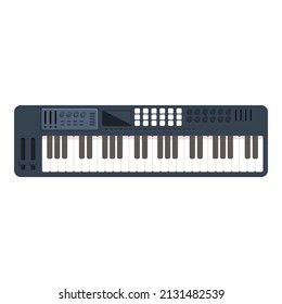 Midi synthesizer icon cartoon vector. Dj music. Piano keyboard