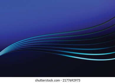 Midnight blue abstract gradient with curve line background. Vector illustration.