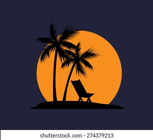 Midnight Blue on the Beach