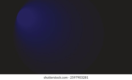Midnight blue smooth gradient background for backdrop