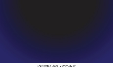 Midnight blue smooth gradient background for backdrop