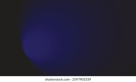 Midnight blue smooth gradient background for backdrop