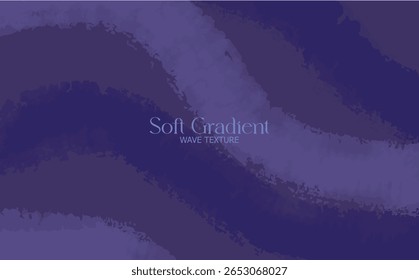 Midnight Blue Soft Abstract Gradient Wave Background – Colorful Minimalist Texture